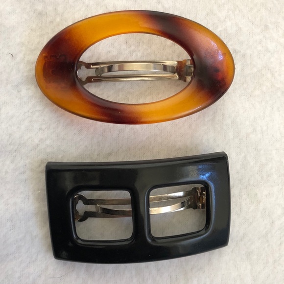 NWOT Set of 6 Large Barrettes and Pony Tail Holder - Picture 4 of 5